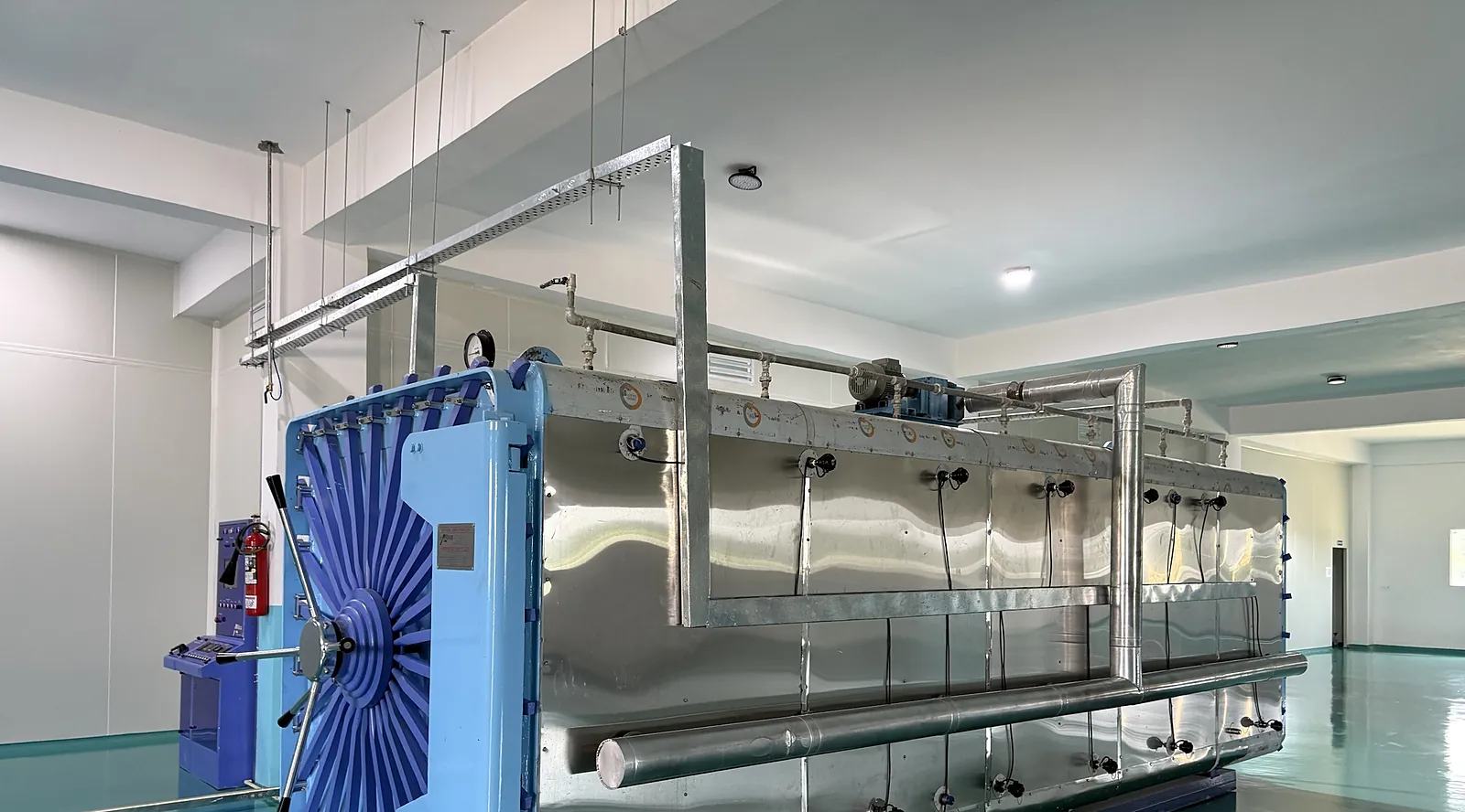 Ethylene oxide sterilisation chamber at the Sterix Global plant
