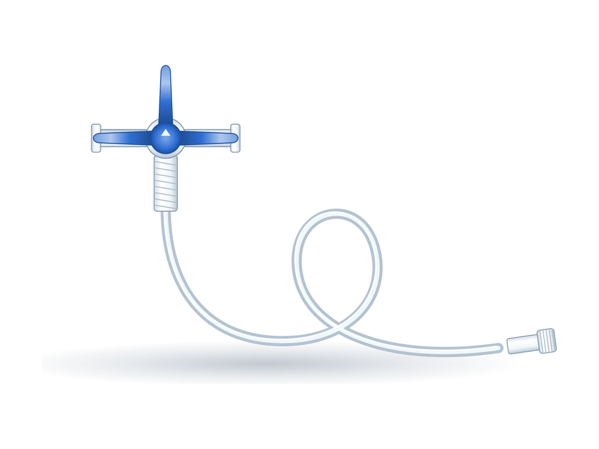 Illustration of the 3-Way Stop Cock