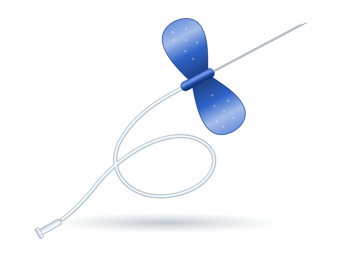 Illustration of the Scalp Vein Set